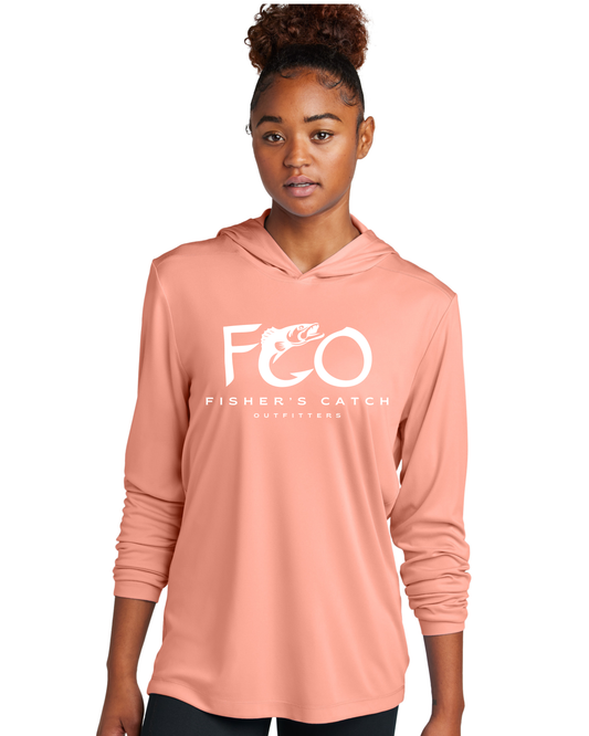 FCO Walleye Sport-Tek® Posi-UV® Pro Long Sleeve Hoodie
