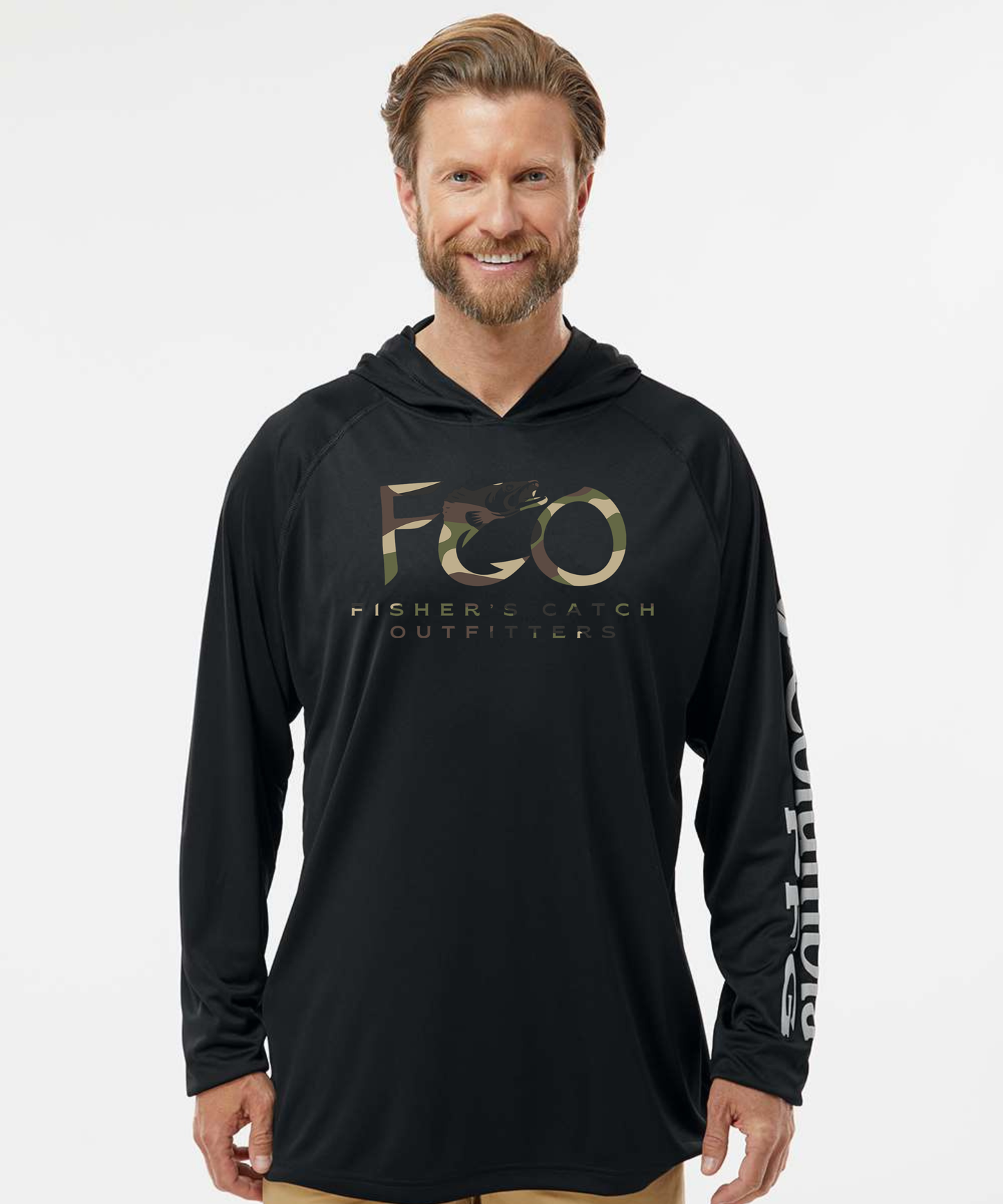 FCO Walleye Columbia PFG Terminal Tackle™ Long Sleeve Hoodie