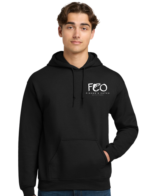 The FCO Walleye Black Hoodie - White