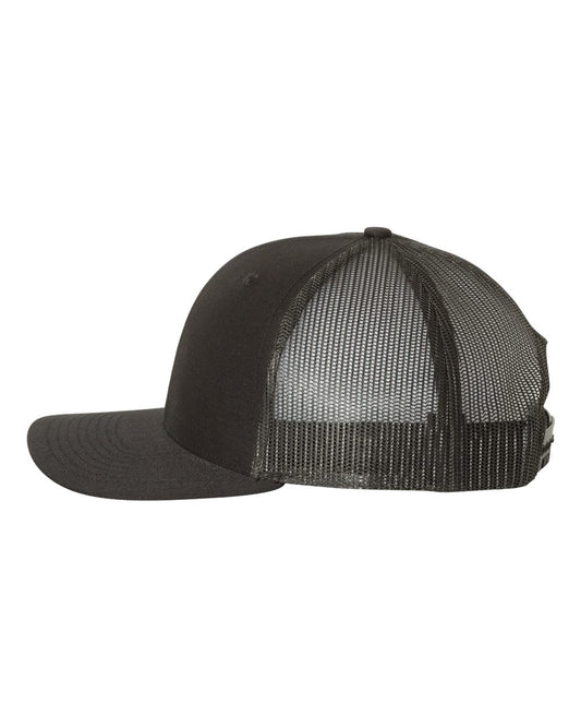 Richardson 112 Black/ Black Embroidered Hat