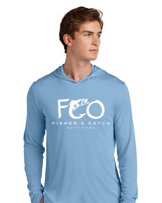FCO Walleye Sport-Tek® Posi-UV® Pro Long Sleeve Hoodie