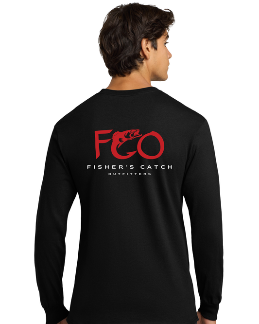 The FCO Walleye Long Sleeve T-shirt - Red