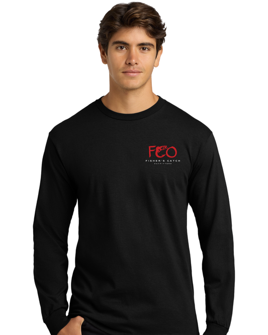 The FCO Walleye Long Sleeve T-shirt - Red