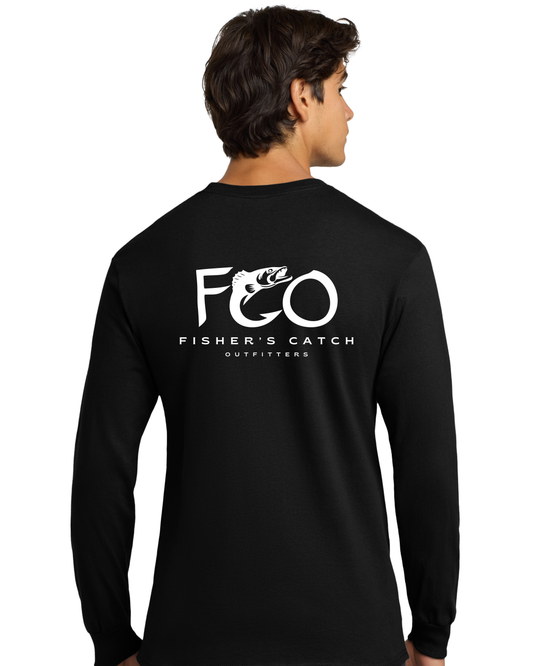 The FCO Walleye Long Sleeve T-shirt - White