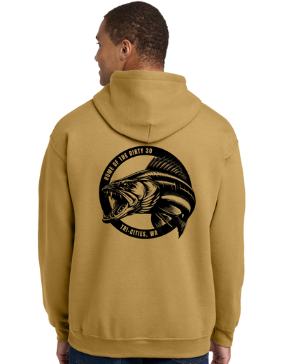 Home of the Dirty 30 Destination Hoodie - Old Gold